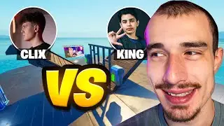 Реакция на CLIX против KING 1 на 1...