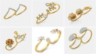 Multi finger gold Ring Deisgns for women