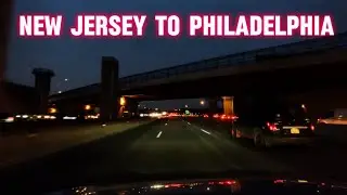 DRIVING 295 N - 676 NORTHBOUND FROM NJ TO PHILLY 
