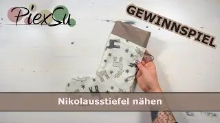Nikolausstiefel n&auml;hen + Gewinnspiel | PiexSu