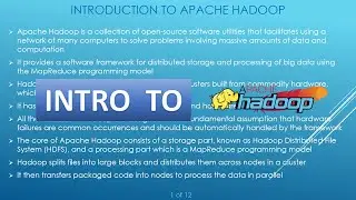 Introduction to Hadoop | What is Hadoop? | Features | Uses of Hadoop | Pros and cons of Hadoop