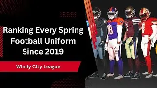 Ranking Spring Football Uniforms Since 2019 (AAF, XFL, & USFL)
