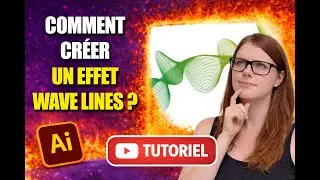 Comment cr&eacute;er un wave lines - Tuto Illustrator