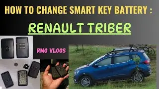 How Smart key / key care battery change in Renault TRIBER| smart key not working| battery change