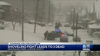 Snow shoveling dispute in northeastern Pa. ends with three people dead