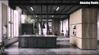 Industrial Black Kitchen Decoration