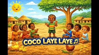 Coco Laye Laye 🎵 | Comptine Africaine pour Enfants | chanson afro kids !