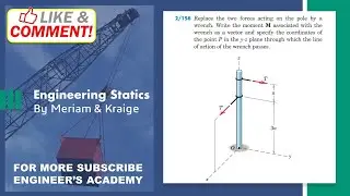 2/156 | 3D resultants | Engineering Statics | 6th Edition | Engineers Academy