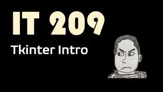 Tkinter Intro
