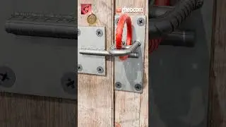 #gheocom Automatic gate latch, lock, simple lock #shorts