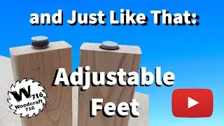 and Just Like That: adjustable feet. easy adjustable feet you can install