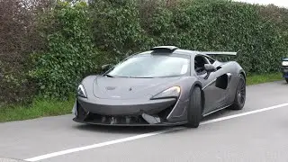 Sportscars Arriving at a Car Meet in Switzerland - 488 Pista, 620R, 430 Scuderia, 991 GT2 RS, DBX707