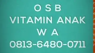 OSB Omar Smart Brain Vitamin Otak  WA 0813-6480-0711