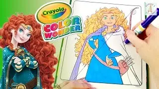 Coloring Merida from Brave - Disney Princess Color Wonder