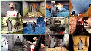 Granny : 1 2 3 4 , All Death Endings...😱🔥