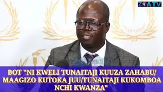 BOT WAMETOA UFAFANUZI WA UUZWAJI WA HAZINA YA ZAHABU YA NCHI