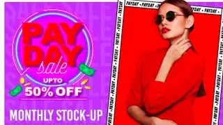 Purple pay day sale haul upto 50 percent off 🙄