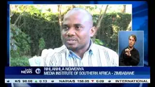 Zimbabwe media's call on that country's government to scrap repressive media laws