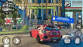 How To Install Max Level Realistic Graphics Timecycle Mod in Gta San Andreas Mobile Graffit Gaming