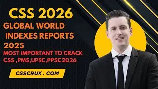 Global World Indexes Report 2025 | Most Important for CSS 2026 & PMS