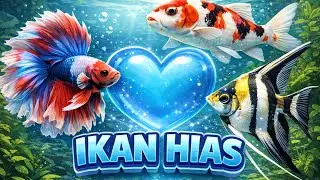 Peaceful Marimba Music & Gentle Aquarium Water &bull; Deep Sleep, Relaxation, Spa, Meditation