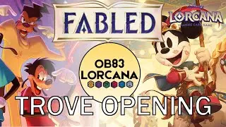 What Treasures Await Me In A FABLED Trove? - Disney Lorcana Illumineers Trove Unboxing - OB83Lorcana