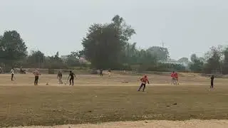 T10 Kharika vs lambhuwa.#village #cricket #youtubeshorts #fullvideo #public 