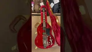 ￼GIBSON SG STANDARD '61 MAESTRO VIBROLA ELECTRIC GUITAR - VINTAGE CHERRY