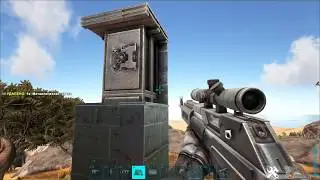 ARK: Survival Evolved. Small turret tower design. Part 01
