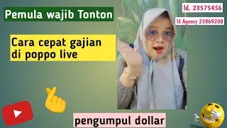 Cara cepat wd atau gajian di poppo live