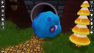 Snackrooms: female blueberry inflation with juicing
