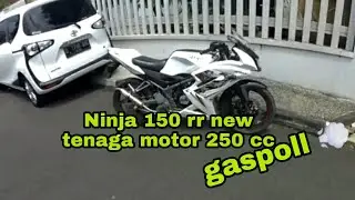 Akhirnya Main dua tak Ninja 150 RR New #ninja150 #twostoke #duatak #rxking #motovlog