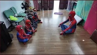 Spider Dad Teaches the Spider Kids to Shoot Webs: First Steps to Becoming a Hero