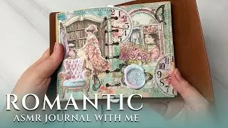 No Talking ASMR Junk Journal | Romantic Vintage Collage | Paper Sounds