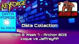 Keyforge ABR 8 - Archon Best of 3 - xoque vs JeffreyPP #keyforge #cruciblemedia