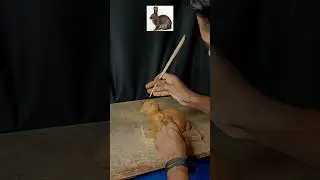 🐇 how to make a rabbit || clay modelling ||rabbit making process || art'craft ideas || #shortsvideo