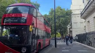 LONDON WALK (2022) --- from MARBLE ARCH to LANCASTER GATE Station
