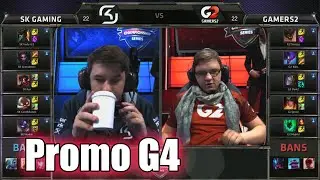 SK Gaming vs Gamers 2 | Game 4 Promotion Tournament for S6 EU LCS Spring 2016 | SK vs G2 G4 Promo