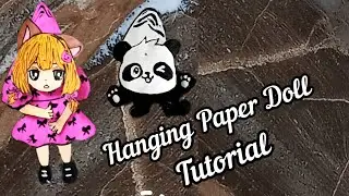 Hanging Paper Doll ❤️||Tutorial 😀||#doll#tutorial#craft#papercraft#song#anime#viral#video 