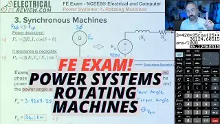 FE Power Systems Webinar Series &ndash; Ep. 4: Rotating Machines | FE Electrical & Computer Exam