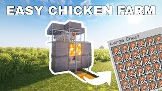 EASY Chicken Farm in Minecraft (1.21.11+)