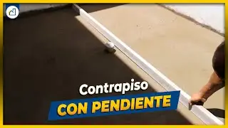 🤔&iquest;C&Oacute;MO HACER UN CONTRAPISO CON PENDIENTE?🤔