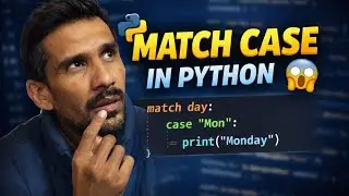 Match Case in Python | Complete Tutorial with Examples (Hindi) 