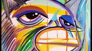 How to Paint WEIRD ART Live Acrylic Painting with RAEART