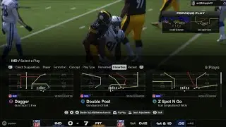 MADDEN NFL 25 COLTS VS STEELERS HEAD 2 HEAD MULTIPLAYER GAMEPLAY