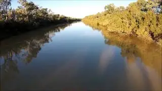Fly down the Barcoo River with the Jade Perch Man.