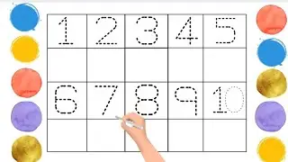 1 to 10 numbers ,1234 number trace and learn, ginti 1 se 10 tak,, count 1 to 10, counting numbers 