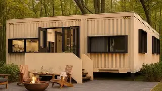Modern Container House | 2 Bedrooms, 2 Bathroom | Cozy Tiny Home Design