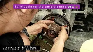 Lancer glxi breakshoe installation / DIY