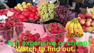 Fruits and Vegetables Bazaar in Russia/Russian Prices 2019